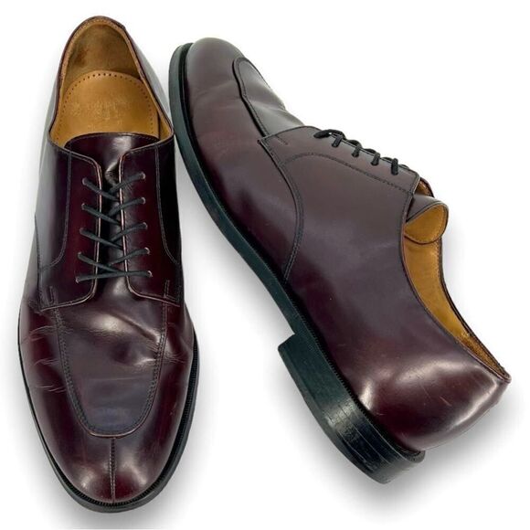 Cole Haan Carter Burgundy Brown Leather Split Toe Derby Oxford CO1525 13D - Picture 12 of 12